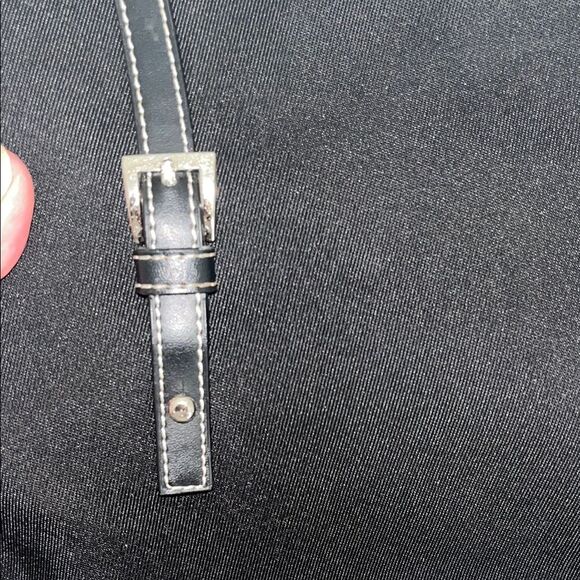 Etienne Aigner Black Shoulder Bag Sleek Structured Design - Picture 10 of 12